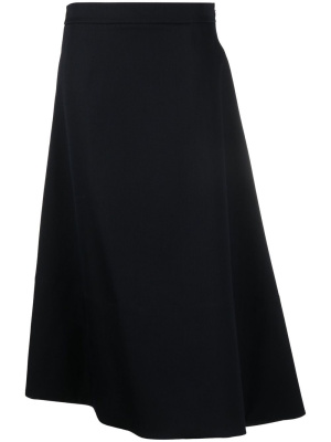 

Asymmetric-hem a-line midi skirt, Jil Sander Asymmetric-hem a-line midi skirt