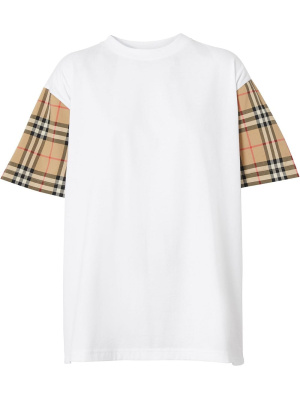 

Vintage Check-sleeve T-shirt, Burberry Vintage Check-sleeve T-shirt