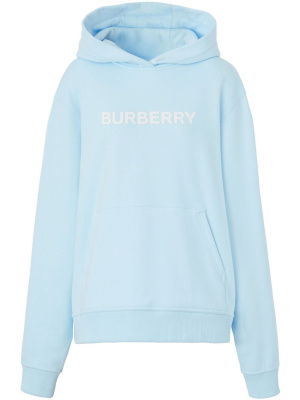 

Logo-print cotton hoodie, Burberry Logo-print cotton hoodie