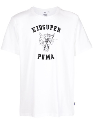 

X Kidsuper logo-print T-shirt, Puma X Kidsuper logo-print T-shirt