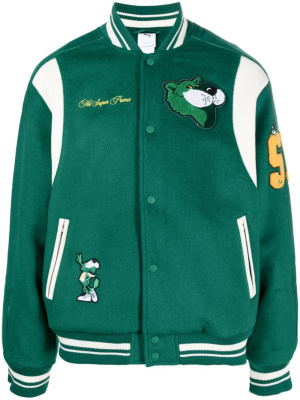 

Patch-lettering wool-blend jacket, Puma Patch-lettering wool-blend jacket