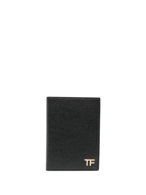 

Logo-plaque leather wallet, TOM FORD Logo-plaque leather wallet