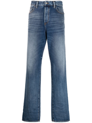 

Logo-patch stonewashed jeans, Diesel Logo-patch stonewashed jeans