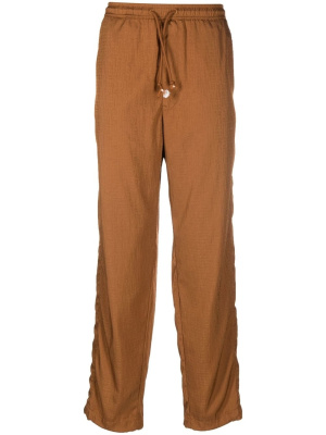 

Logo-jacquard straight-leg trousers, Diesel Logo-jacquard straight-leg trousers