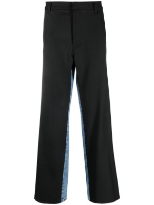 

Two-tone wide-leg trousers, Diesel Two-tone wide-leg trousers