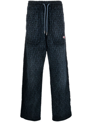 

All-over monogram-pattern trousers, Diesel All-over monogram-pattern trousers