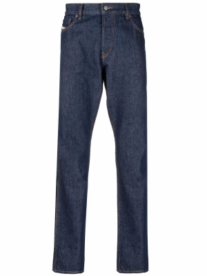 

High-rise straight-leg jeans, Diesel High-rise straight-leg jeans