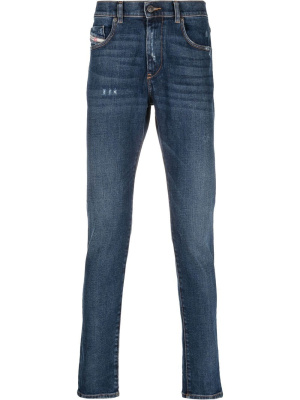 

Distressed slim-cut jeans, Diesel Distressed slim-cut jeans
