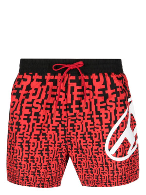 

Logo-print swim shorts, Diesel Logo-print swim shorts