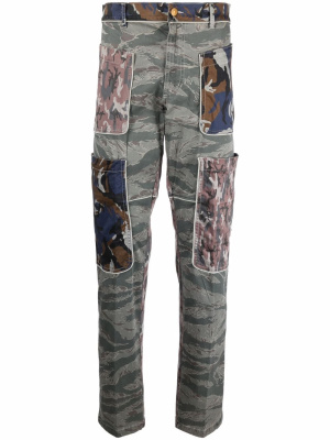 

Camouflage-print straight-leg trousers, Diesel Camouflage-print straight-leg trousers
