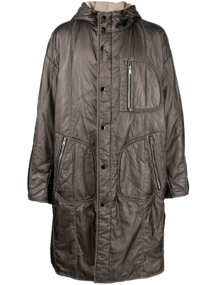 

Padded hooded coat, Diesel Padded hooded coat
