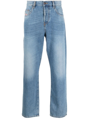 

D-Viker embroidered-logo jeans, Diesel D-Viker embroidered-logo jeans
