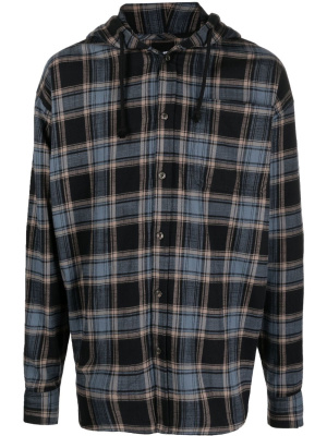

Colour-block skull-print shirt, Diesel Colour-block skull-print shirt