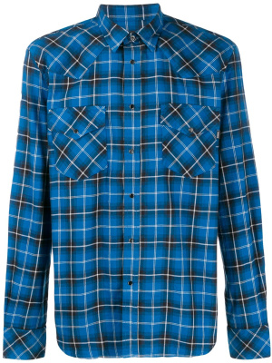 

Check flannel western shirt, Diesel Check flannel western shirt