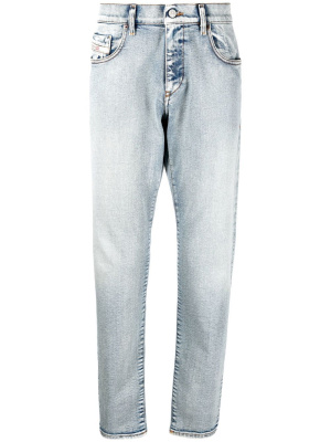 

Embroidered-logo slim-cut jeans, Diesel Embroidered-logo slim-cut jeans