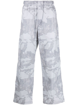 

All-over graphic-print trousers, Diesel All-over graphic-print trousers