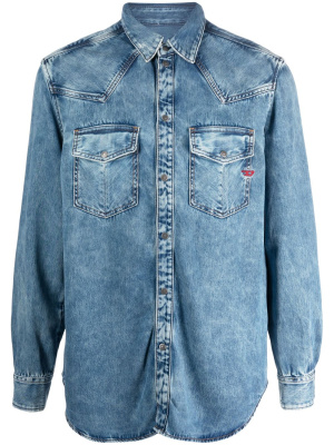 

D-Ocean washed-denim shirt, Diesel D-Ocean washed-denim shirt