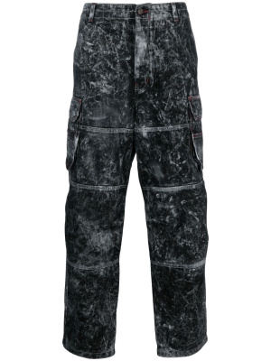 

Acid-wash straight-leg jeans, Diesel Acid-wash straight-leg jeans