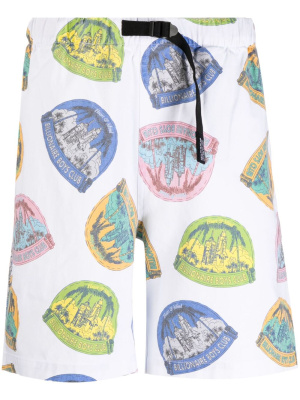 

Graphic-print cotton shorts, Billionaire Boys Club Graphic-print cotton shorts