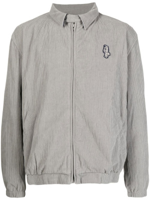 

Logo-print zip-up shirt jacket, Billionaire Boys Club Logo-print zip-up shirt jacket