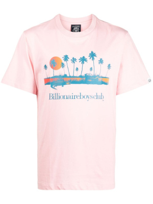 

Palm-tree print cotton T-shirt, Billionaire Boys Club Palm-tree print cotton T-shirt