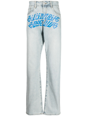 

Mid-rise straight-leg jeans, Billionaire Boys Club Mid-rise straight-leg jeans