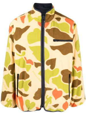 

Camouflage-print reversible fleece jacket, Billionaire Boys Club Camouflage-print reversible fleece jacket