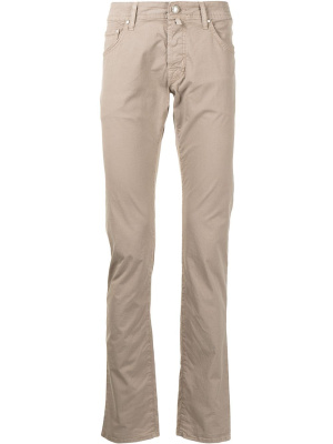 

Crinkled slim-fit trousers, Jacob Cohën Crinkled slim-fit trousers