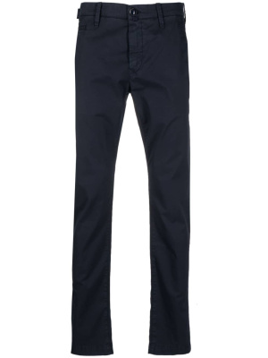 

Logo-patch straight-leg trousers, Jacob Cohën Logo-patch straight-leg trousers