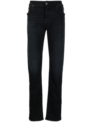 

Logo-patch straight-leg jeans, Jacob Cohën Logo-patch straight-leg jeans