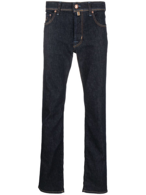 

Logo-patch straight-leg jeans, Jacob Cohën Logo-patch straight-leg jeans