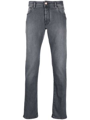 

Faded straight-leg jeans, Jacob Cohën Faded straight-leg jeans