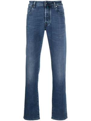

Slim-fit straight leg jeans, Jacob Cohën Slim-fit straight leg jeans