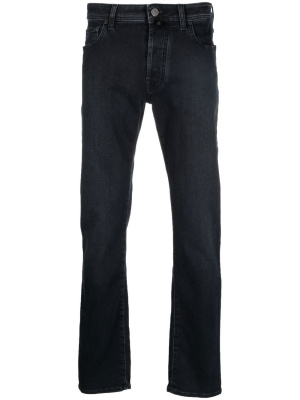 

Logo-patch straight-leg jeans, Jacob Cohën Logo-patch straight-leg jeans