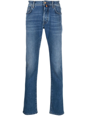 

Washed slim-cut jeans, Jacob Cohën Washed slim-cut jeans