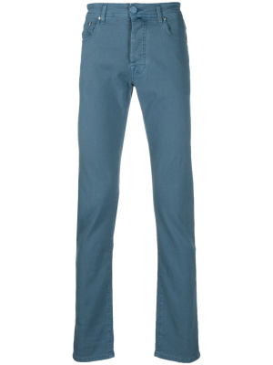 

Grained straight-leg trousers, Jacob Cohën Grained straight-leg trousers