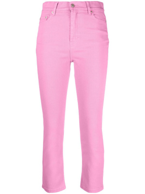 

CROPPED SLIM FIT TROUSERS, AMI Paris CROPPED SLIM FIT TROUSERS