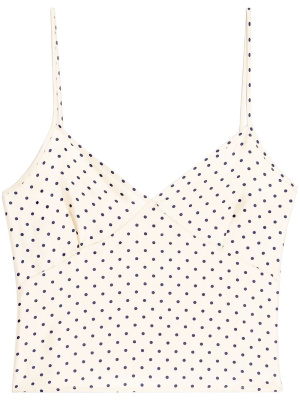

Polka-dot tank top, AMI Paris Polka-dot tank top