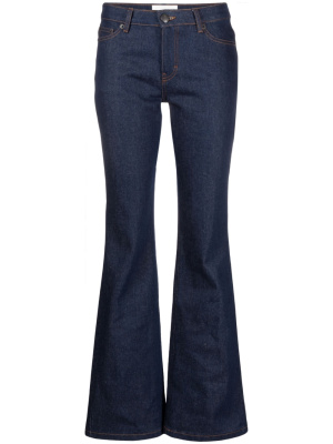 

Mid-rise bootcut jeans, AMI Paris Mid-rise bootcut jeans