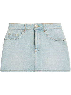 

Denim mini skirt, AMI Paris Denim mini skirt