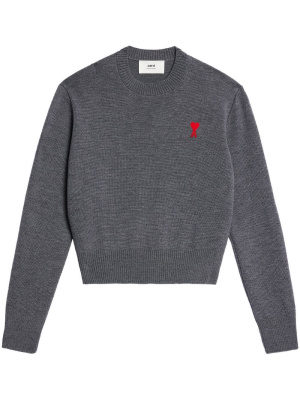 

Ami de Couer cropped jumper, AMI Paris Ami de Couer cropped jumper