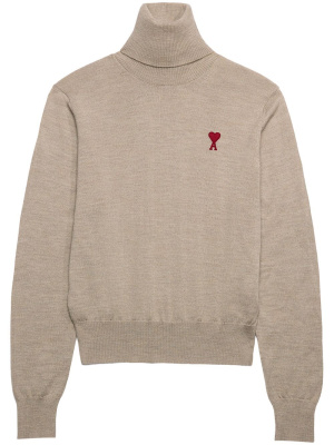 

Ami de Coeur high-neck jumper, AMI Paris Ami de Coeur high-neck jumper