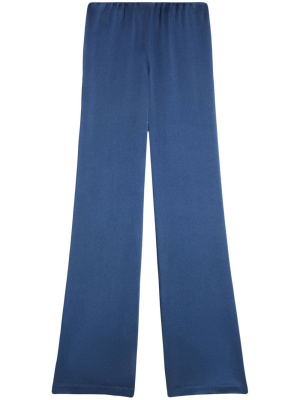 

High-waisted satin trousers, AMI Paris High-waisted satin trousers
