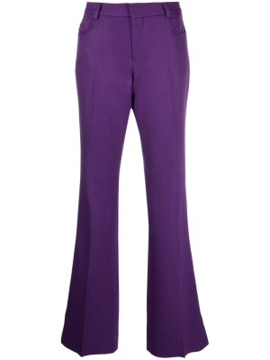 

Flared twill trousers, AMI Paris Flared twill trousers