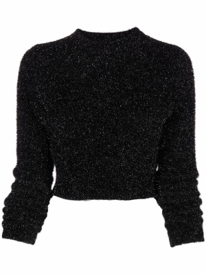 

Metallic-effect knitted jumper, AMI Paris Metallic-effect knitted jumper