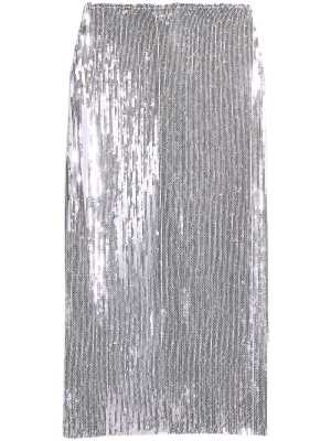 

Sequined pencil midi skirt, AMI Paris Sequined pencil midi skirt