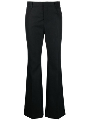 

Mid-rise flared trousers, AMI Paris Mid-rise flared trousers