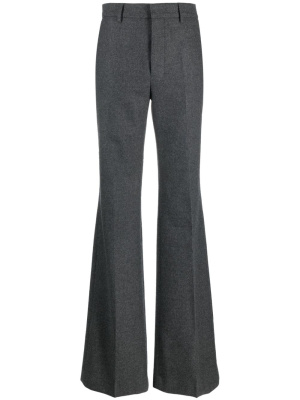 

Wool flared tailored trousers, AMI Paris Wool flared tailored trousers