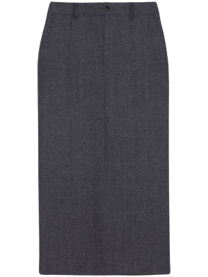 

Virgin wool pencil skirt, AMI Paris Virgin wool pencil skirt