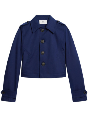 

Buttoned cotton jacket, AMI Paris Buttoned cotton jacket